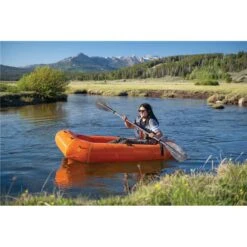 Advanced Elements PackLite+ Packraft 1 Personen Kajak Aufblasbares Luftboot Raftingboot Orange -Spinning Bravo Geschaft advanced elements packlite packraft 1 personen kajak aufblasbares luftboot raftingboot orange 3