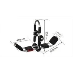 ExtaSea Double Kajak Transport Ovalbügel Im Set Für 2 Kajaks -Spinning Bravo Geschaft extasea double kajak transport ovalbugel im set fur 2 kajaks 2