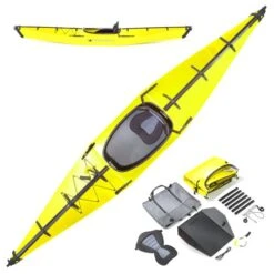 FoldYak One 390 Faltkajak Im Origami Stil Faltboot Yellow